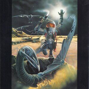 Chris Achilleos 1 sided Book Page Print - A Circus of Hells - 11.5" x 8.25"